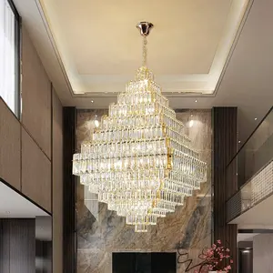 Lampada a sospensione a LED di cristallo dell'hotel della Villa della casa di illuminazione della decorazione dell'interno di lusso