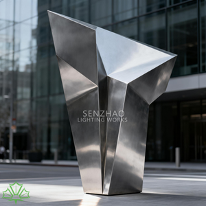 Senzhao - Escultura de Metal para Decoración de Parques al Aire Libre, Diseño Abstracto Moderno - Product Image 2