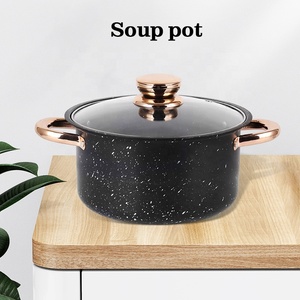 הגעה חדשה וולאס 8 חלקים כלי בישול ברזל יצוק סט עם מכסה זכוכית מחוסמת מוכן לסביבה - Product Image 4