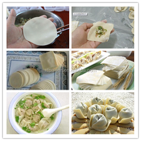 Machine automatique d'emballage de boulettes de tortilla Gyoza Wonton Empanada Machine à emballer Roti Chapati Pizza Pancake Patistry