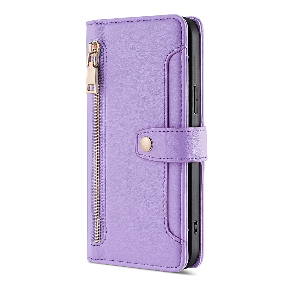 Custom Cheap Hands-free Stand Supports High Quality Leather 2023 Hot Sale Multifunctional PU Wallet Phone Case For Samsung Note