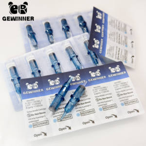 20 pz/scatola Cartucce Monouso Professionali per Aghi da Trucco Permanente M1 per Sopracciglia e Body Art - Product Image 3