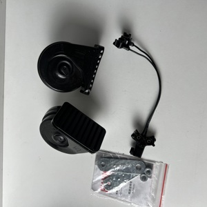 แตรรถยนต์แบบสองเสียง 12V ความถี่สูงต่ำ สำหรับรถยนต์และมอเตอร์ไซค์ AM80SX 83 มม. - Product Image 3