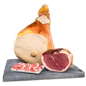 100% Italian Selection Authentic Prosciutto Di Carpegna On The Bone Dry Cured Ham