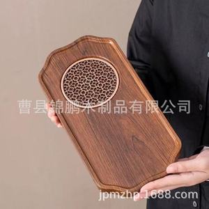Wooden <b>Tea</b> <b>Tray</b> Irregular Shape Heat Resistant Desktop Organization For Kung Fu <b>Tea</b> - Product Image 2