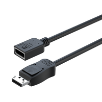 Câble d'extension DP 1.2 4K mâle vers femelle 144Hz, cordon d'extension pour moniteur, PC, projecteur, TV
