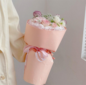 Papel de regalo de flores Color sólido Envoltura simple Papel de flores Hermético Resistente al desgarro - Product Image 5