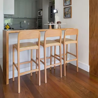 Meubles de cuisine et de salle à manger modernes en gros, meubles commerciaux, tabouret de bar en bois, chaise de bar de restaurant