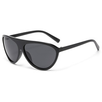 Lunettes de soleil promotionnelles en gros, unisexes, surdimensionnées, monobloc, prêtes à être expédiées, articles en stock à prix abordable pour les vendeurs en ligne