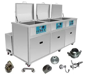 Multi-stage ultrasonic cleaning systems 3-stage Cleaning Systems