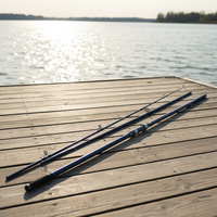 LUKE SURF GAZER Joran Pancing Karbon Tahan Lama 4.2m 4.5m Gagang Komposit SIC Guides untuk Memancing Air Laut di Laut Dalam dari Kapal