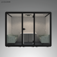 AISERR personnalisé assembler cabine insonorisée 35db cabine acoustique cabine téléphonique de bureau cabine silencieuse conception d'isolation phonique
