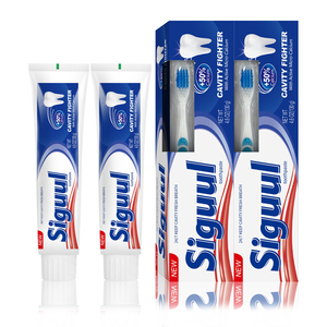 Gran oferta, 130g, venta <span class=keywords><strong>al</strong></span> por mayor, etiquetado privado personalizado, blanqueamiento dental, luchador de cavidades, <span class=keywords><strong>pasta</strong></span> de dientes con fabricante de cepillos de dientes - Product Image 1