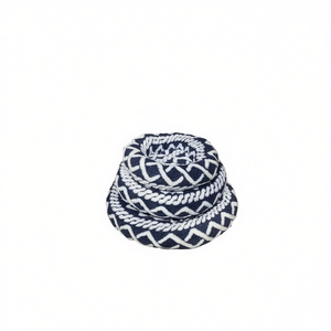 Set di Tre Pezzi per Cuccia Rotonda in Peluche Blu Scuro a Forma di Coniglio per Animali Domestici - Product Image 2