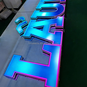 Panneaux LED RVB dynamiques couleur pleine haute qualité, lettres 3D lumineuses pour publicité, éclairage personnalisable, étanches IP65 - Product Image 3