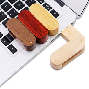 Hohe Qualität Holz Usb-Stick Swivel Usb 2.0 3,0 Pen Drive 32 GB, 128GB Bambus-Stick 64 GB, 16 GB, 8GB Mit Logo Custom - Product Image 1