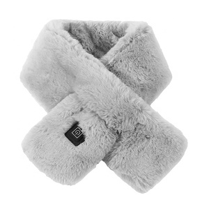 Soft Plush <strong>Electric</strong> <strong>Heating</strong> Warm Scarf USB Charging Far Infrared <strong>Electric</strong> Neck <strong>Heating</strong> <strong>Pad</strong> - Product Image 1