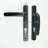 Venta de Fábrica: Cerraduras de Seguridad para Puertas de Aluminio con Manija, Personalizables en Tamaño y Color