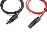 Solarpanel-Verlängerungskabel mit Einseitiger Steckverbindung Kabelkonfektion 2,5mm2 4mm2 6mm2 8mm2 10mm2 mit Stecker und Buchse
