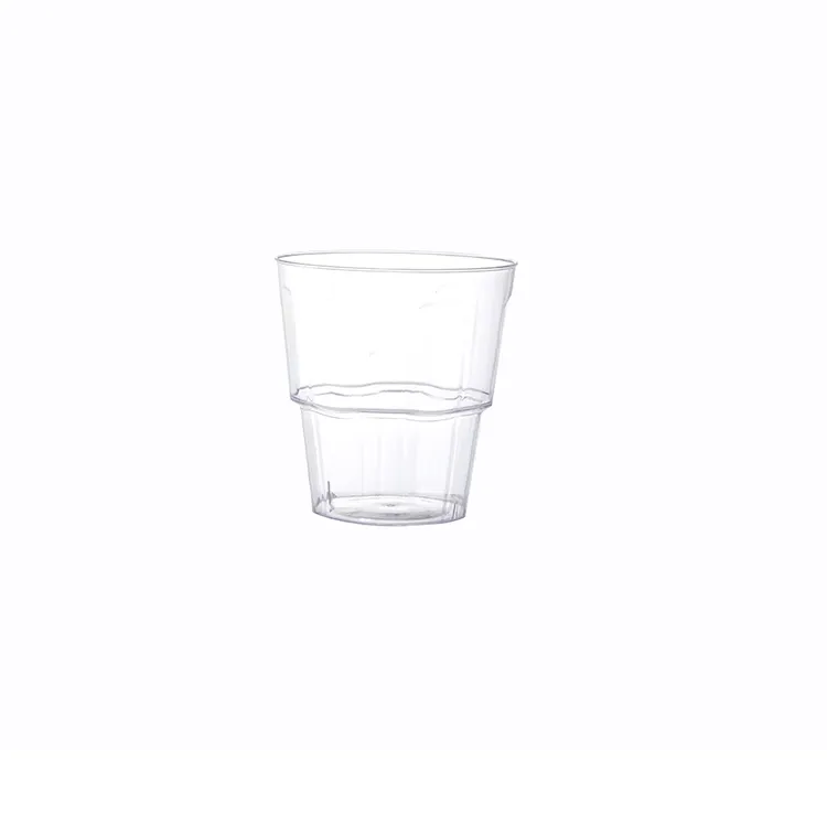 Прямая продажа с фабрики, 100% биоразлагаемая прозрачная Одноразовая чашка для питья из пла, пластиковая биоразлагаемая чашка из натуральной соломы с логотипом на заказ