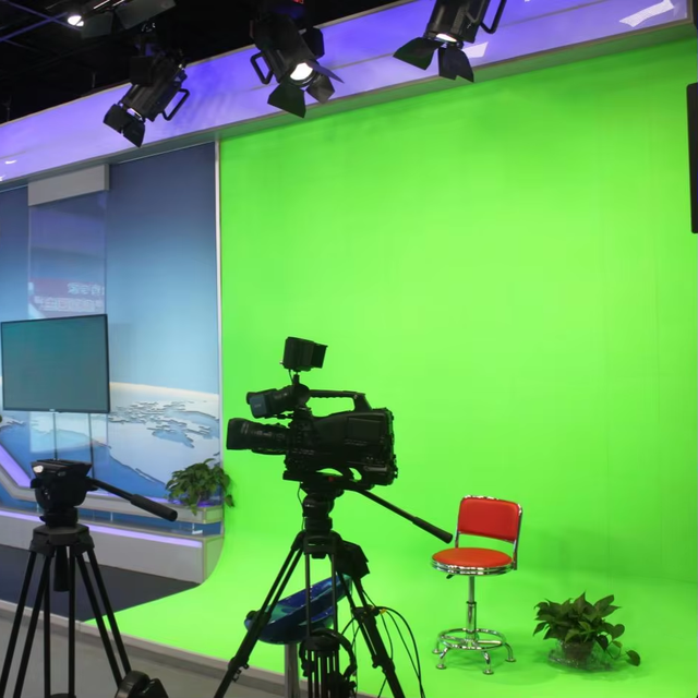 Simar High-Density Polyester Chroma Key Green Screen Background for Studio Photography and Keying
