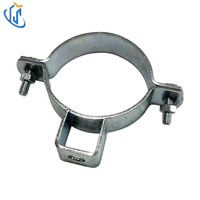 Collier de serrage carré UTTERLY UTT63 pour support de canal de profilé en métal nu pour applications d'eau chaude et froide
