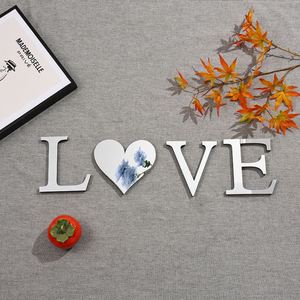 Acrylic Alphanumeric <b>Number</b> Front Letter 3D Wall Sticker Birthday Wedding Party Decoration EVA Silver Wall <b>Poster</b> 15CM - Product Image 3