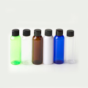 Hot bán nhựa chai dầu gội đầu với <span class=keywords><strong>PP</strong></span> đen/rõ ràng/Trắng vít mũ 30ml 50ml 100ml Pet Vòng chăm sóc da mỹ phẩm bao bì - Product Image 2