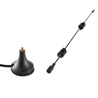 Antenne WIFI extérieure 2.4G 5.8G double bande avec base magnétique, gain 3DBi, 50 Ohm, antenne verticale pour routeur, caméra, amplificateur de signal