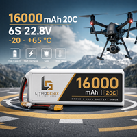 Baterai Drone RC FPV Lipo 16000mAh 6S 22.2V 4200/5200/6000/6500/7000/8000/9000mAh 100C Baterai Lipo Untuk Drone FPV UAV