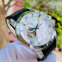 Nouvelle montre japonaise SK Watch Business, grande montre mécanique automatique pour homme, avec cadran ajouré, verre saphir, aiguilles, montre de plongée SSA213J