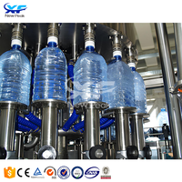Machine de remplissage d'eau NewPeak grande capacité 5 gallons, machine de remplissage de barils d'eau 20L pour usine de mise en bouteille de 5 gallons
