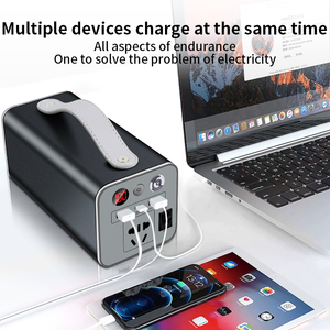 สถานีไฟฟ้าพกพาขนาดใหญ่ 180W กำลังขายดี พร้อมแบตเตอรี่ลิเธียม 48000MAH110V/220V เหมาะสำหรับการใช้งานกลางแจ้ง - Product Image 4