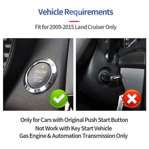 EASYGUARD Plug & Play Remote Starter Fit for <b>Push</b> to Start Toyota Land Cruiser 16-20 Automatic Transmission Gas Vehicle Only - Product Image 2