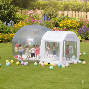 Carpa de <span class=keywords><strong>Burbujas</strong></span> de Cristal Interactiva para Decoración de Fiestas, Casa de Globos Inflables, Carpa para Eventos al Aire Libre para Niños y Adultos - Product Image 1