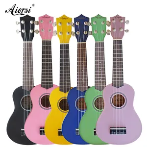Prix de gros Aiersi marque enfant ukelele enfants jouets 4 cordes hawaii ukulélé guitare