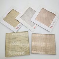 Conception de treillis métallique décoratif de vente chaude du Moyen-Orient pour la cloison de verre de stratification en verre