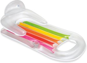 JOSEN Flotteur gonflable de luxe pour piscine, pour adultes, avec dossier et porte-gobelets - Product Image 4