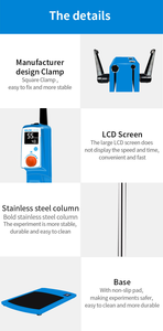 Homogeneizador y Emulsionador de Laboratorio Veidt, Mezclador de Alto Cizallamiento de 2-10L y 30000 rpm para Productos Químicos, Usado en Industrias Agrícolas - Product Image 4
