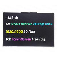 شاشة لمس LCD بديلة مقاس 13.3 بوصة لجهاز لينوفو ثينك باد X13 يوغا الجيل الرابع WUXGA 5M11L28521 بدقة 1920×1200