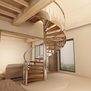Modern Stair <strong>Swimming</strong> <strong>Pool</strong> Stairs Stair <strong>Slide</strong> Indoor Stainless Steel Stairs Indoor Spiral Staircase Solid Wood Staircase Pillars - Product Image 3