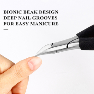 Tijeras para cortar cutículas de uñas, cortadoras de manicura, cortadoras, removedor de piel muerta, cortadores, cortadores de acero inoxidable, herramientas para decoración de uñas - Product Image 5