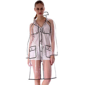 <span class=keywords><strong>Manteau</strong></span> imperméable réutilisable avec capuche et manches amples, pour le sport, la pluie, tendance, EVA, - Product Image 6