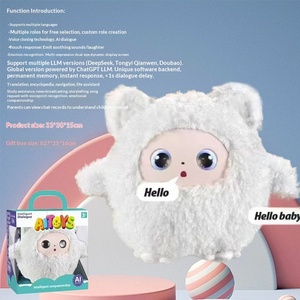 Peluche parlante Orca AI, <span class=keywords><strong>intelligence</strong></span> <span class=keywords><strong>artificielle</strong></span>, rembourrage en coton PP, compagnon électronique pour enfants unisexe, robot intelligent - Product Image 5