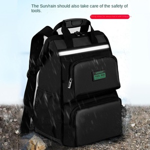 Sac à dos multifonctionnel personnalisé pour hommes, en toile durable, kits d'installation pour électriciens, fermeture éclair, sac à usage spécial - Product Image 1