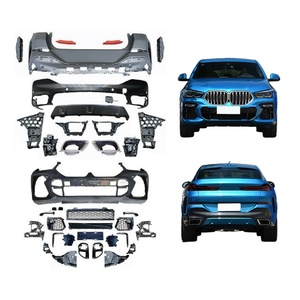 ชุดแต่ง M-Tech สำหรับรถยนต์ BMW X6 ปี 2020-2022 รุ่น G06 ประกอบด้วยกันชนหน้า-หลัง ลิ้นกันชนหน้า กระจังหน้า ท่อไอเสีย ปลายท่อไอเสีย - Product Image 1