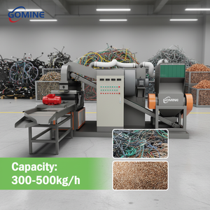 เครื่องรีไซเคิลสายไฟฟ้า แยกทองแดงแ<span class=keywords><strong>ละ</strong></span>พลาสติก ลดเสียงรบกวนและฝุ่นละออง - Product Image 1