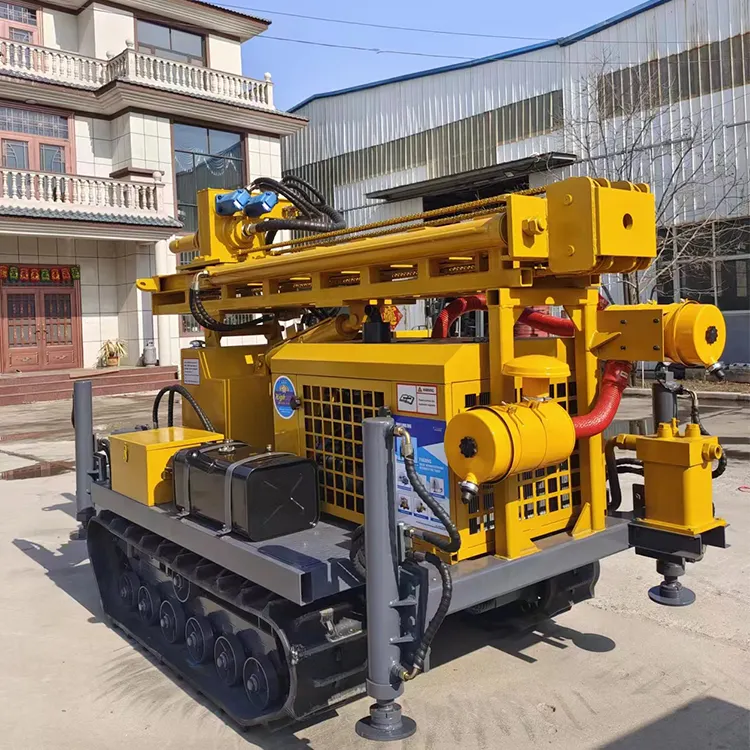 100-200M Máquina perforadora de bomba de lodo Máquina perforadora de pozos de agua profunda