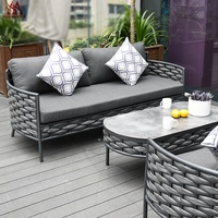 Meubles de patio extérieur jardin canapé chaise en aluminium réglable hôtel plage salon piscine soleil chaise longue lit