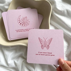 Tarjeta de Afirmación Positiva Personalizada, Papel Impreso, Mate, Elegante, Personalizable, Diario, Niños, Cubierta de Embalaje con Caja - Product Image 2